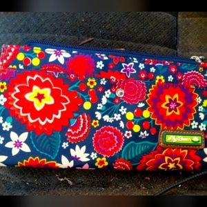 Lily bloom wallet bright flowers